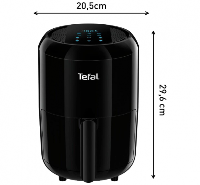 Friteuza fara ulei Tefal EY3018, cu aer cald, 1.6L, negru [3]