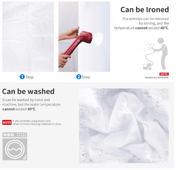 Fundal pentru fotografie de studio, Neewer, Poliester, 2.8x4 m, Alb [3]