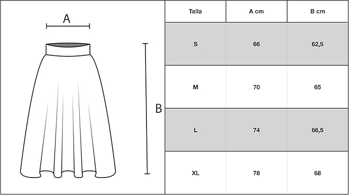 Fusta midi eleganta pentru femei CrisKat, negru, S [4]