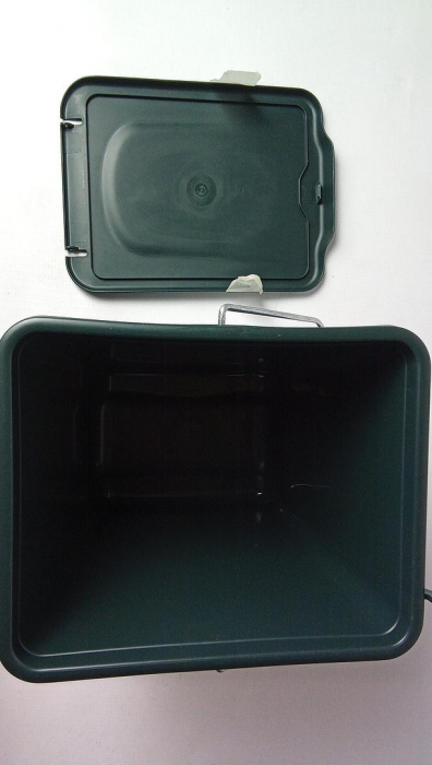 Galeata pentru compost Rotho Greenline 7L în verde, plastic [2]