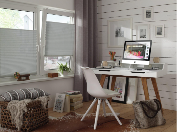 GARDINIA Jaluzea pliabilă tip rulou, Gri, 70 x 130 cm [3]