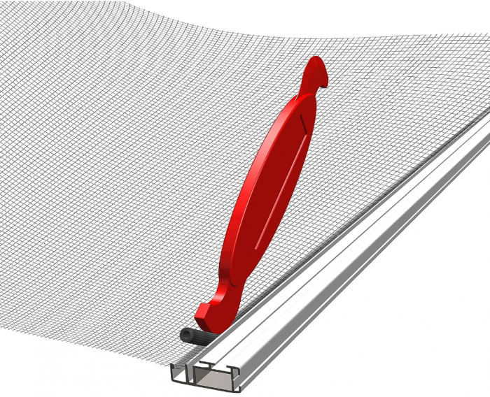 Garnitura cheder fixare plasa insecte Windhager, Ø5mm x 5m, negru, 03626 [2]