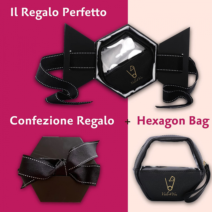 Geanta cosmetica, make-up, forma hexagon [2]