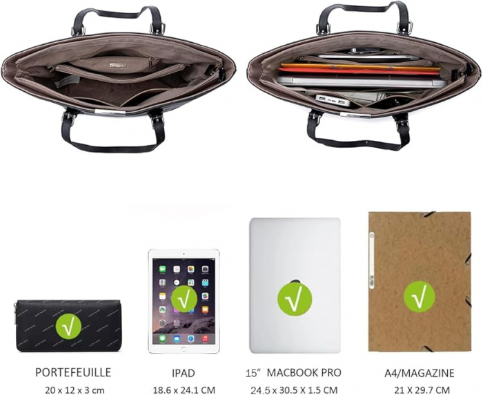 Geanta dama David Jones, din piele PU, alb [3]