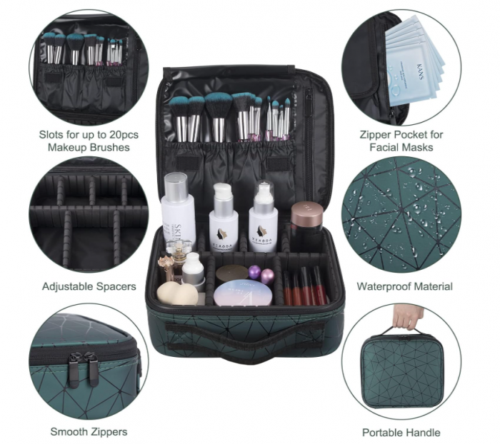 Geantă de cosmetice, portfarduri, verde [5]