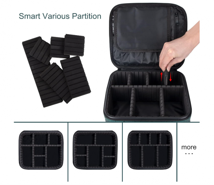 Geantă de cosmetice, portfarduri, verde [6]