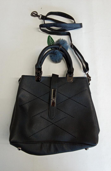 Geanta de dama NICOLE & DORIS, din piele PU, negru [4]