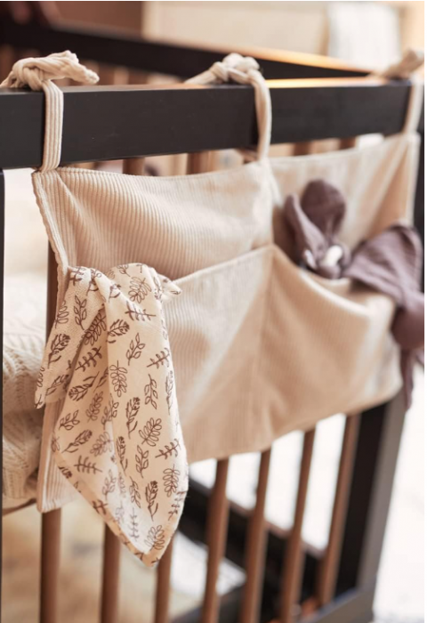 Geanta de depozitare Jollein Gear Nougat din velur [7]