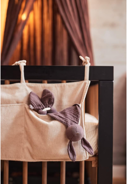 Geanta de depozitare Jollein Gear Nougat din velur [6]