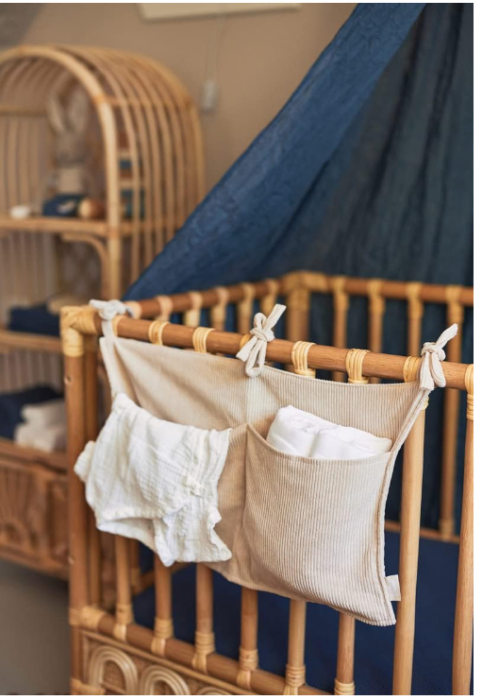 Geanta de depozitare Jollein Gear Nougat din velur [9]