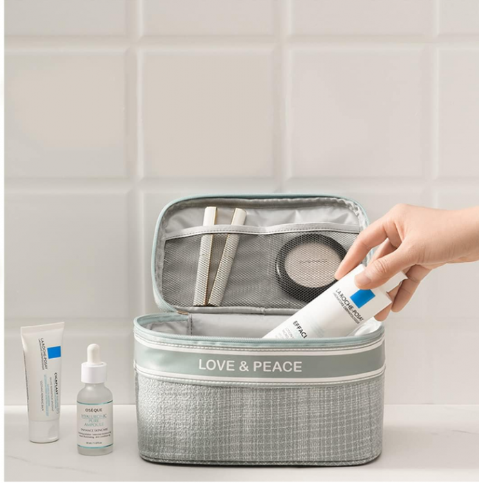 Geantă de machiaj Hekyip de călătorie, 21x14x13 cm [4]
