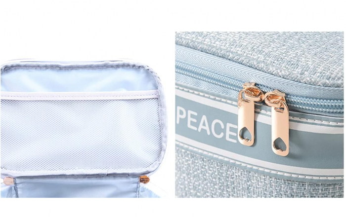 Geantă de machiaj Hekyip de călătorie, 21x14x13 cm [6]