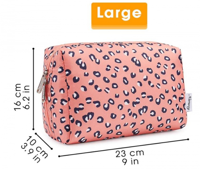 Geanta de machiaj Narwey, geanta pentru cosmetice, leopard print [4]