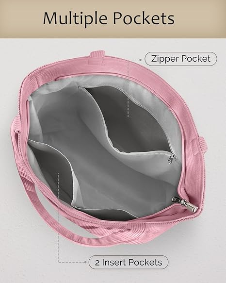 Geantă de mână pentru femei Prite, din velur, roz [4]