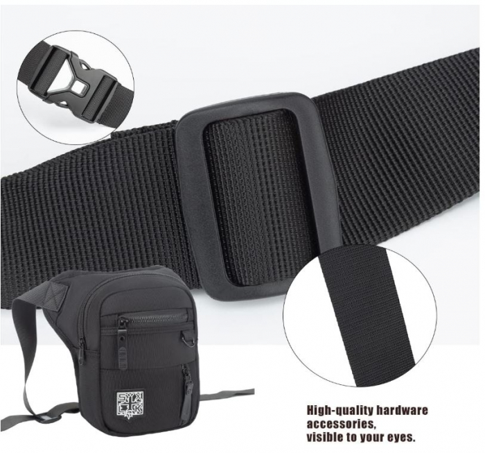 Geanta de picior pentru motocicleta Eshow, borseta multifunctionala, negru [5]