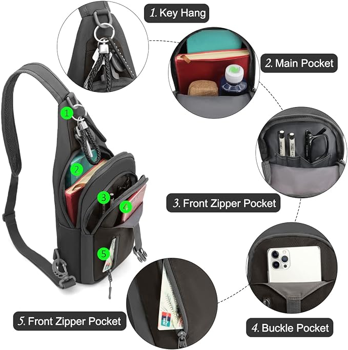 Geantă de piept/umar tip Borseta REETEE unisex [5]