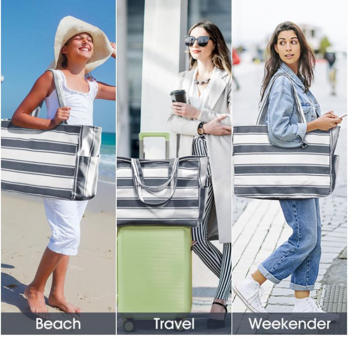 Geantă de plajă pentru femei Oscaurt, XXL [6]