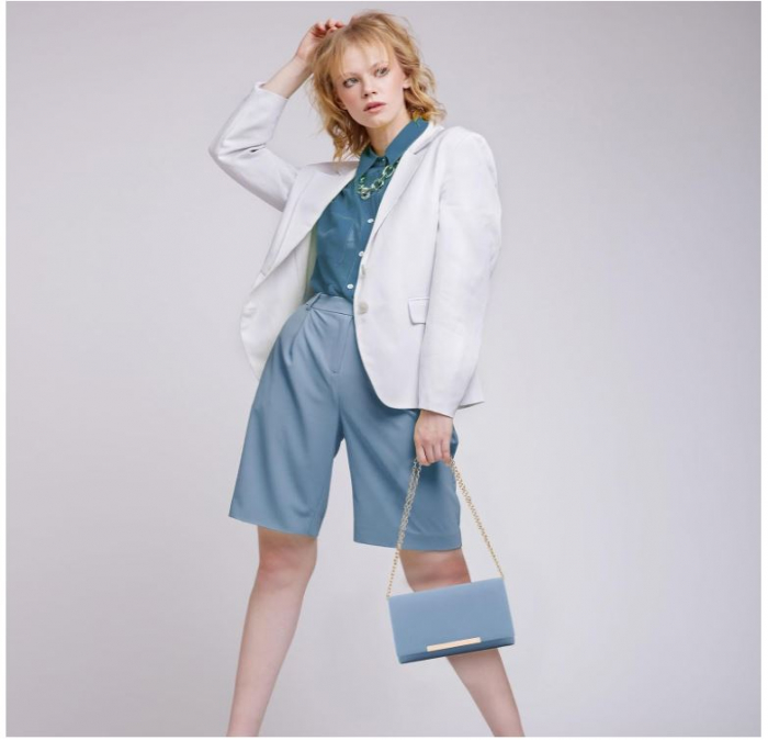 Geanta de seara BAICLES Poseta de dama din piele PU, eleganta, albastru [6]