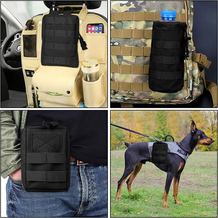 Geantă de talie cu 3 cârlige pentru drumeții în aer liber, vânătoare, camping, antrenament - RESIGILAT -  EEEKit [7]