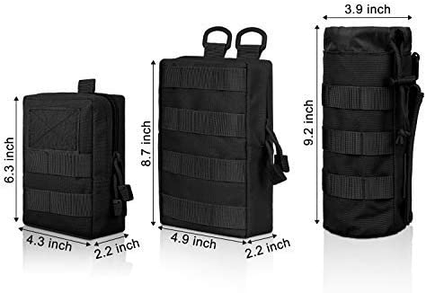 Geantă de talie cu 3 cârlige pentru drumeții în aer liber, vânătoare, camping, antrenament - RESIGILAT -  EEEKit [4]