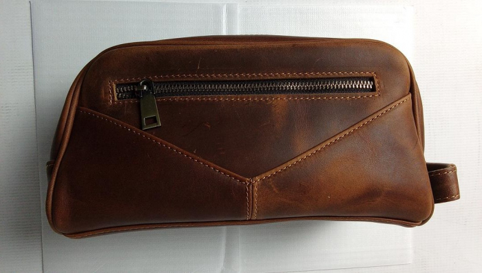 Geanta de toaletă de călătorie din piele Contacts pentru bărbați [3]