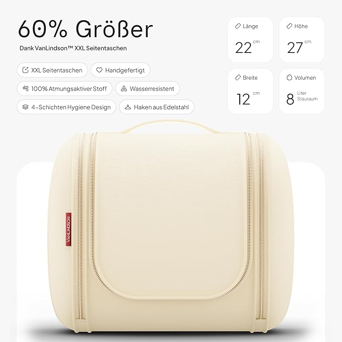 Geantă de toaletă pentru bărbați și femei  VanLindson, 8L [2]