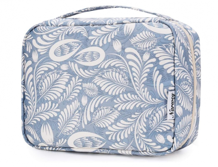 Geantă de toaletă pentru femei Narwey, geantă de machiaj, albastru [1]