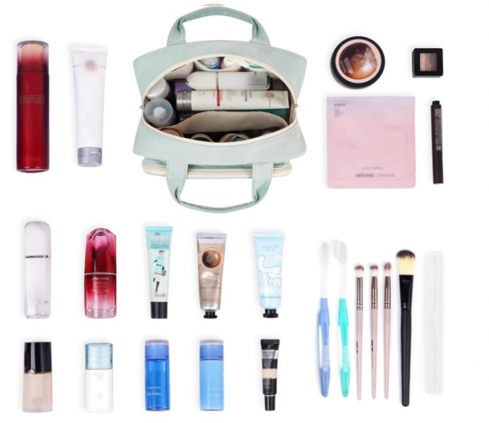 Geantă de toaletă pentru femei Narwey, geantă de machiaj [5]