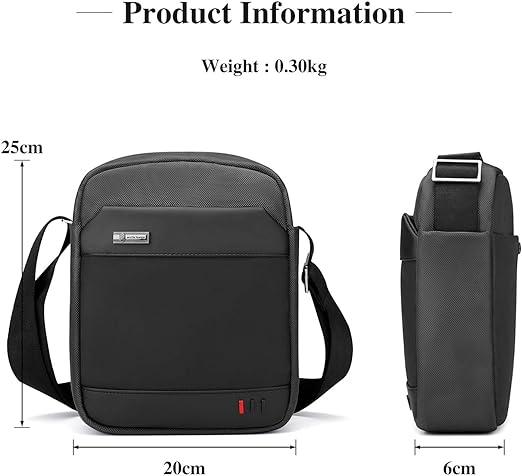 Geantă de umar BAIGIO Messenger, pentru Bărbați [7]