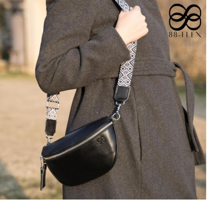 Geanta de umar pentru femei 88-FLEX, din piele, negru [2]