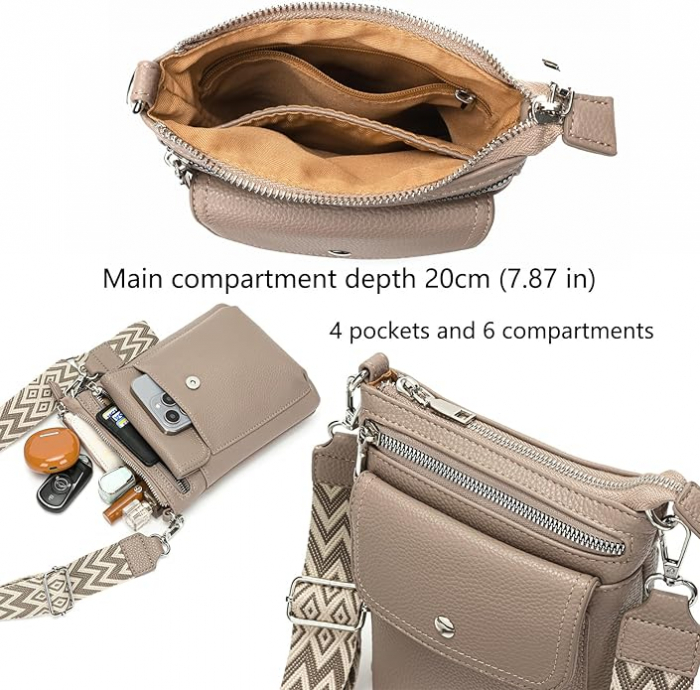 Geanta de umar pentru femei Atgbiem, din piele vegana [4]