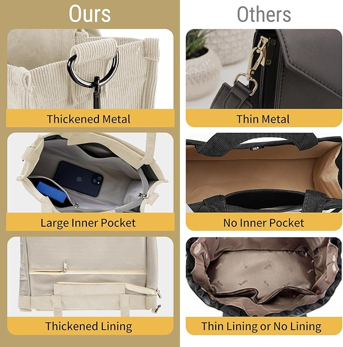 Geantă de umăr pentru femei BROADREAM, din velur, bej [5]