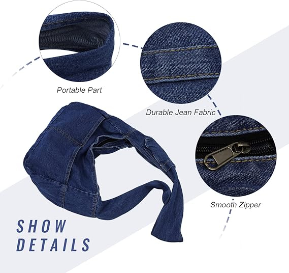 Geanta de umar pentru femei din denim LHHMZ, albastru [2]