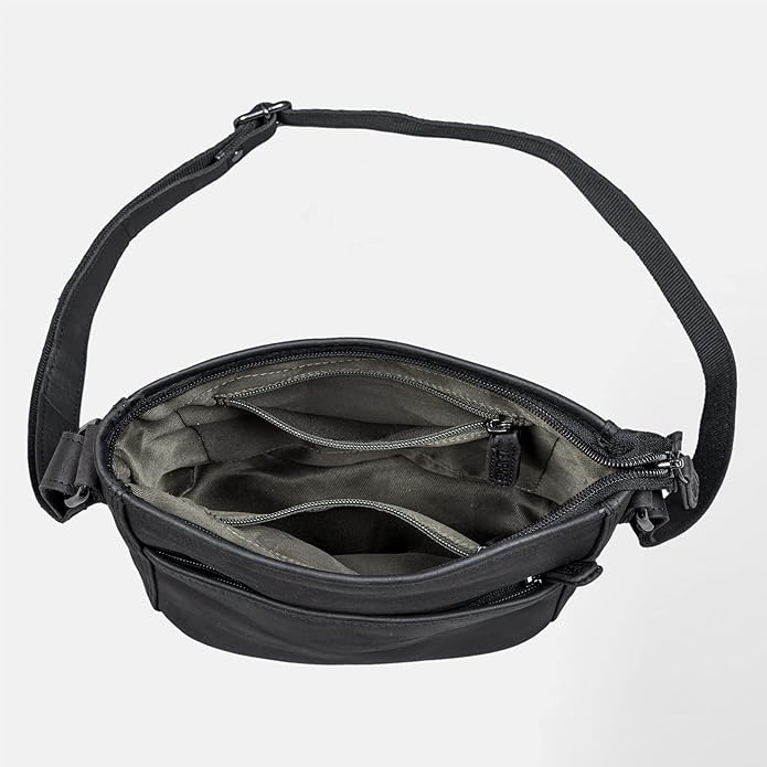 Geanta de umar pentru femei LEABAGS, din piele naturală, negru [5]