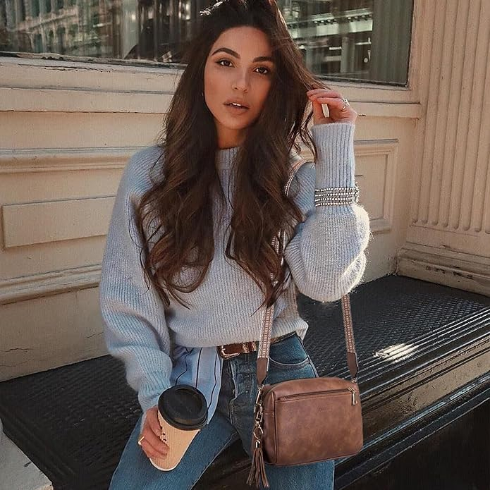 Geanta de umar pentru femei Roulens, din piele PU, 3 compartimente [3]