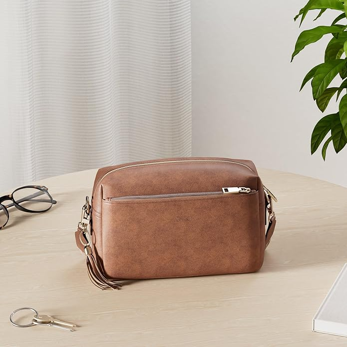 Geanta de umar pentru femei Roulens, din piele PU, 3 compartimente [2]