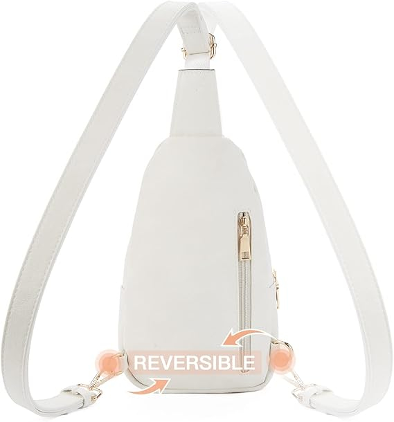 Geanta de umar pentru femei Telena Sling Bag, piele PU, bej [5]