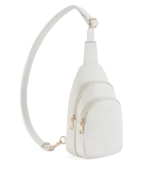 Geanta de umar pentru femei Telena Sling Bag, piele PU, bej [1]