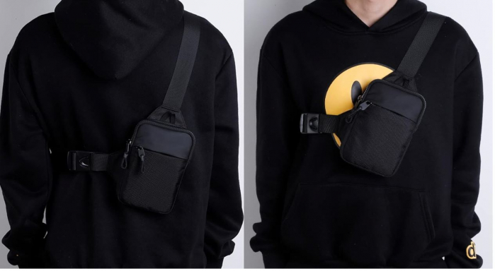 Geantă de umăr Simptech pentru bărbați, negru [5]