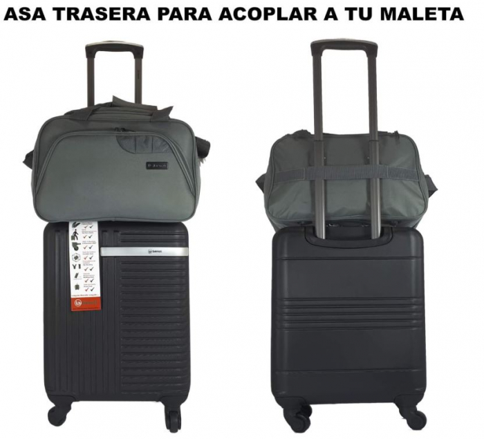 Geanta de voiaj Benzi BZ5410, 40 x 25 x 20 cm, gri [8]