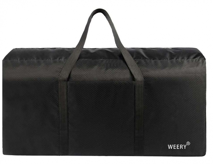 Geanta de voiaj mare WEERY, impermeabila, pliabila, neagra, 96L [3]