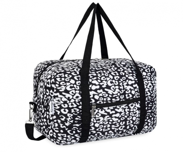 Geanta de voiaj Narwey 3201 Ryanair, 40 x 19 x 25 cm, leopard alb/negru [1]
