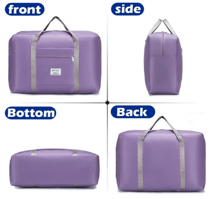 Geanta de voiaj SPAHER, pliabila, 55 x 40 x 20 cm, negru [7]