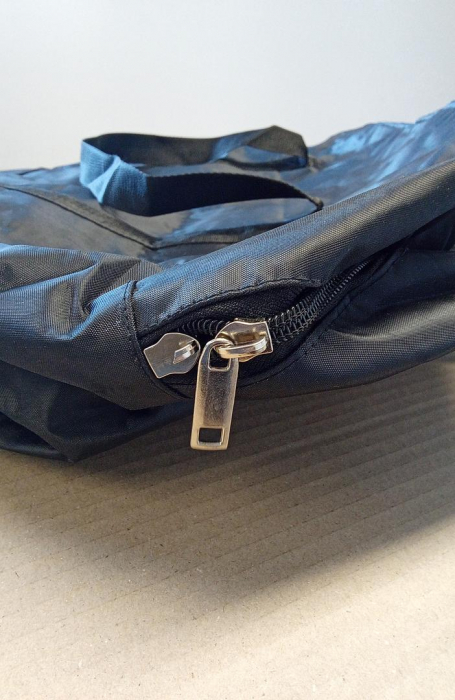 Geanta de voiaj SPAHER, pliabila, 55 x 40 x 20 cm, negru [2]