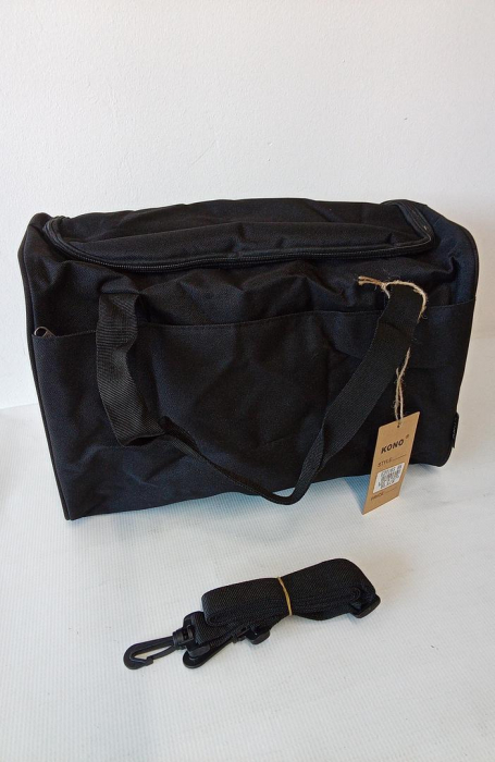 Geantă de voiaj structurată Kono E2016S BK, 40x25x20 cm, negru [2]