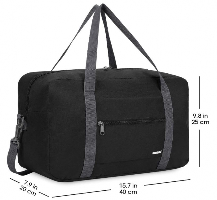 Geanta de voiaj Wandf Ryanair, 40 x 20 x 25 cm, negru [6]