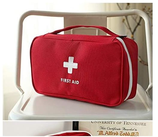 Geanta medicala de prim ajutor, 23x13x7.5 cm, rosu [5]