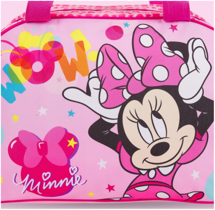 Geantă Minnie Mouse pentru fetițe  28x41x21 cm, Roz [7]