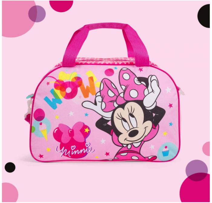Geantă Minnie Mouse pentru fetițe  28x41x21 cm, Roz [6]
