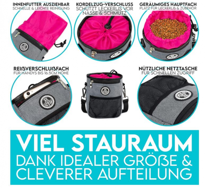 Geanta pentru recompensa caini HUND IST KÖNIG, geanta pentru dresaj [4]